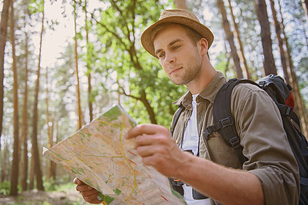 istock Young man traveling in nature 578837208
