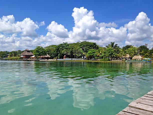 istock Beach of Laguna Bacalar, Mexico 578837588