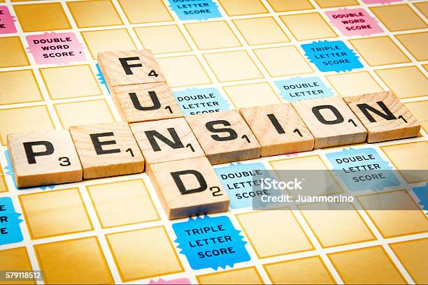 Pension Fund Stock Photo - Download Image Now - Pension, Scrabble, Concepts