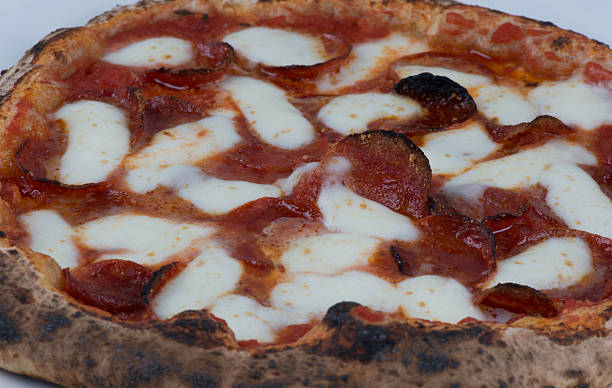 istock Wood Fired Pepperoni and Cheese Pizza 579118790