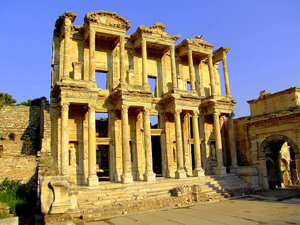 istock Library of Celsus, Roman Empire, Ephesus, Turkey 579120568