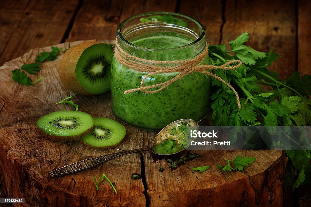 Blended smoothie with ingredients Blended smoothie with ingredients selective focus square image Berry Fruit Stock Photo