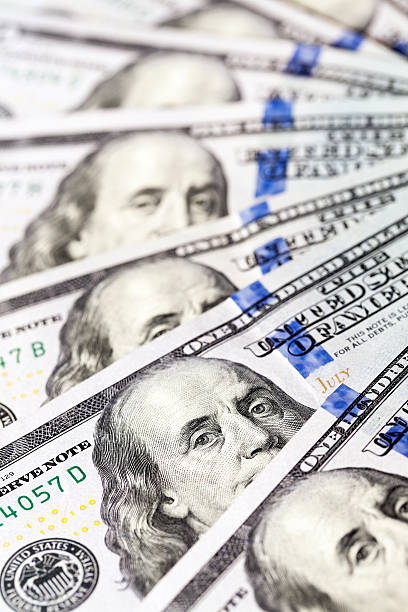 istock American dollars, close-up 579123960
