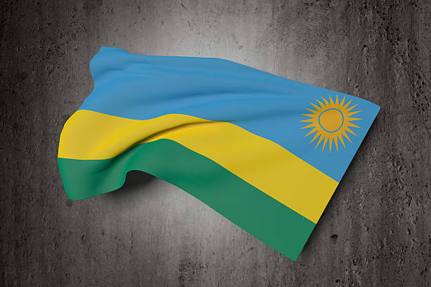 istock Republic of Rwanda flag waving 579130542