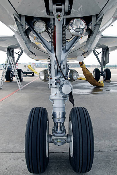 istock Aircraft landing gear 579130808
