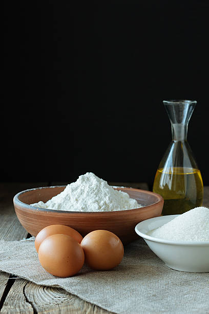 istock Flour, eggs, sugar and oil 579136094