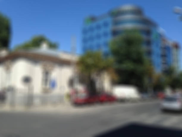 istock Urban Scene Bokeh Background 579136890