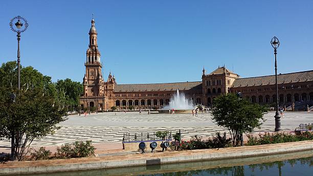 istock Plaza de Espana in Seville, Spain 579137902