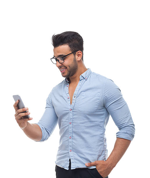istock Handsome business man, businessman using cell smart phone 579142394