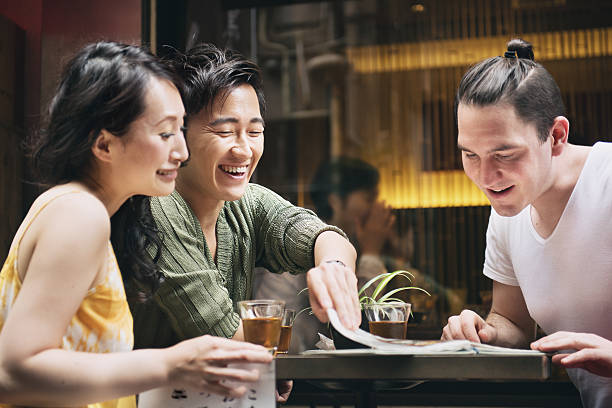 istock Friends in Tokyo on a terrace 579142980