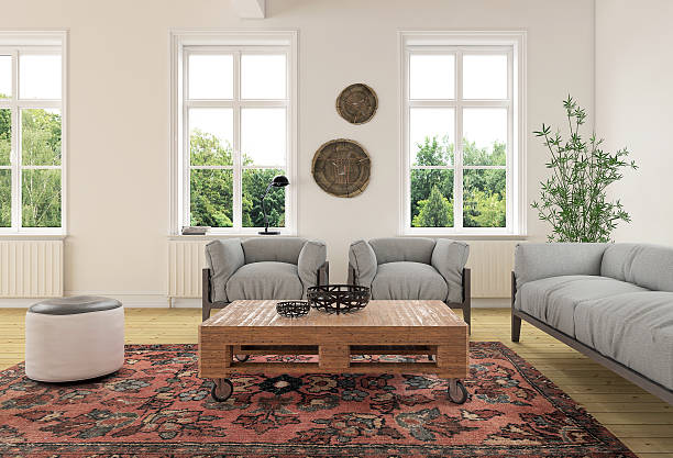 istock Modern classic living room interior 579143628