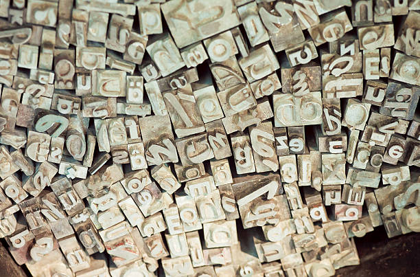 istock Alphabet letters sets of classical typewriter 579145970