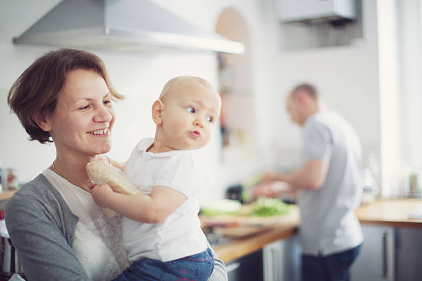Family Cooking Food