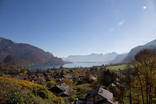 distretto del lago di salisburgo - lake amadeus foto e immagini stock