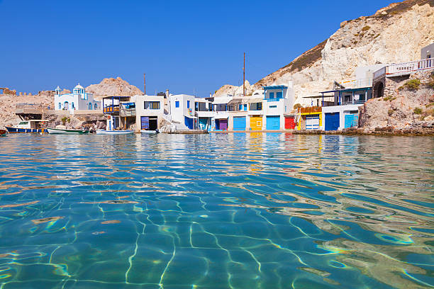 istock Fyropotamos bay in Milos, Greece 579150640