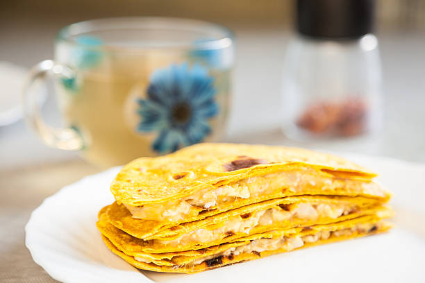 Traditional Mexican Quesadillas stock photo