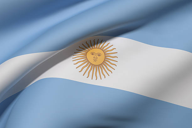 istock Argentine Republic flag waving 579155804