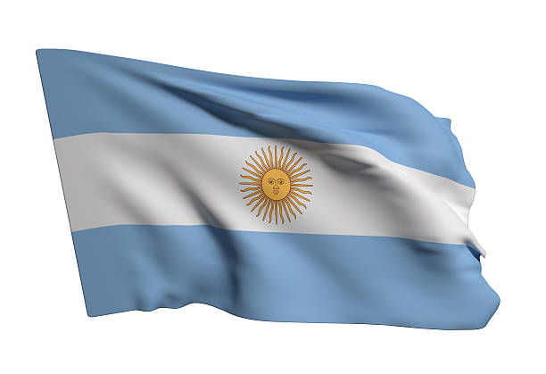istock Argentine Republic flag waving 579156048