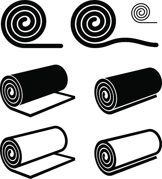 ilustraciones, imágenes clip art, dibujos animados e iconos de stock de rollo de cualquier símbolo negro - aislante