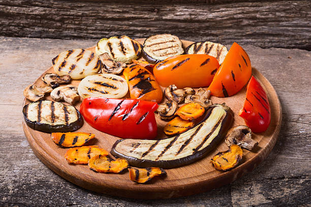 istock Background of grilled vegetables 579157624