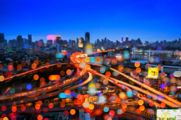 istock Background blur bokeh in the streets and opened fire 579160512