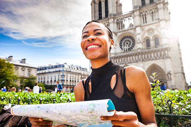 istock Tourist in Paris, in Notre Dame 579162552