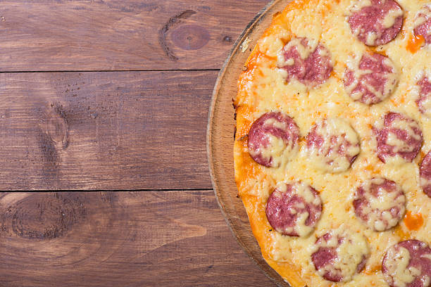 istock Hot Homemade Pepperoni Pizza 579162874