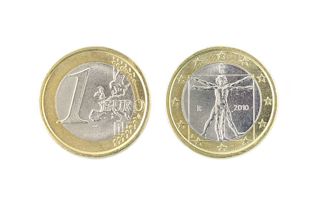 istock one euro coin closeup on white background 579165770