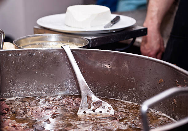 spleen cooking at Palermo - fotografia de stock