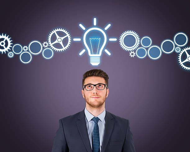 istock Business New Idea on Touch Screen 579224060