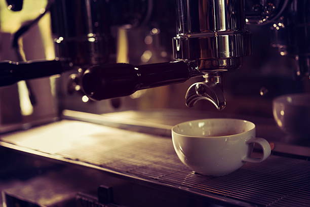 istock coffe manchine Professional coffee,Perfecting the coffee 579224772