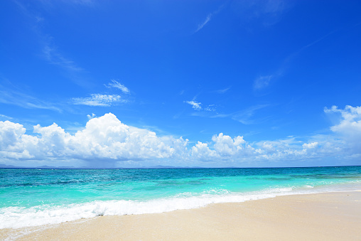 Beautiful beach in Okinawa　Japan