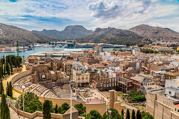Cartagena, Spain The city of Cartagena in Spain. murcia stock pictures, royalty-free photos & images