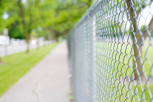 istock pathway with fence in summer close up 579233422
