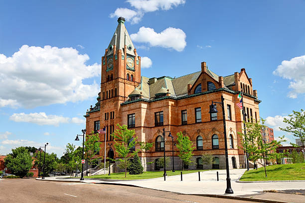 istock Brockton, Massachusetts City Hall 579234584