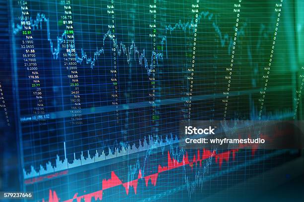 Candle Stick Graph Chart Of Stock Market Investment Trading Stock Photo - Download Image Now