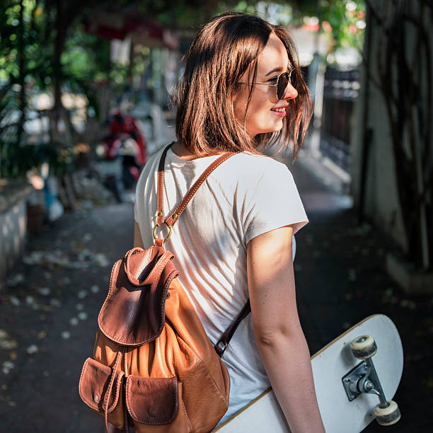 istock Funky Fresh Hipster Enjoyment Skateboarding Concept 579237652