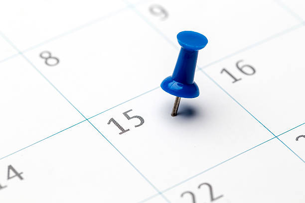 istock 1st of the month marked on calendar 579238532