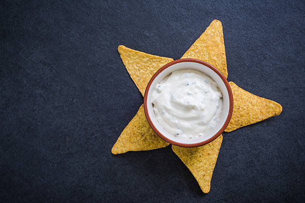 istock crispy nachos with creamy  dip 579238766