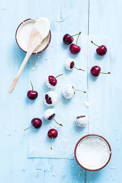 istock sweet cherries with chocolate and coconut 579238904