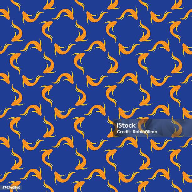 Koh Fish Pattern Koi Fish Pattern Stock Illustration - Download Image Now - Koi Carp ...