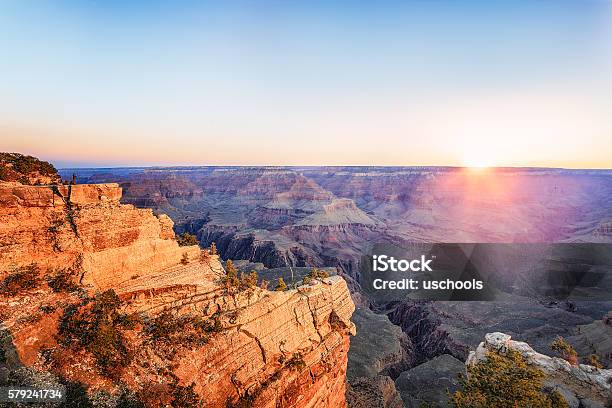 Grand Canyon National Park At Sunset Stock Photo - Download Image Now - Grand Canyon, Grand Canyon National Park, Colorado