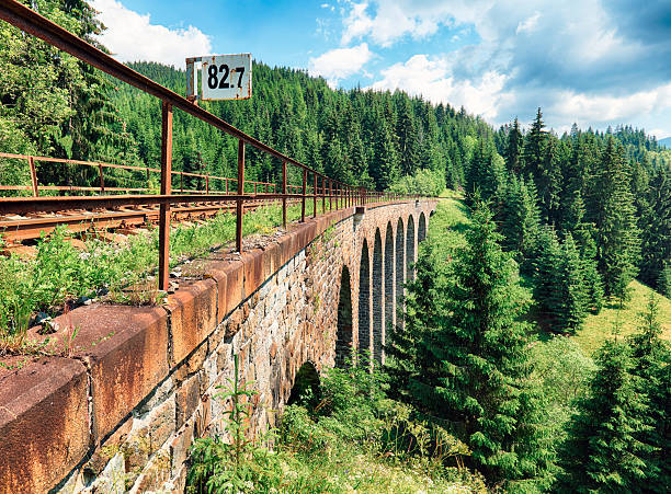 istock Railway track in Telgart, Slovakia 579245996