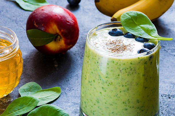 istock Smoothie with spinach and blueberries 579248386