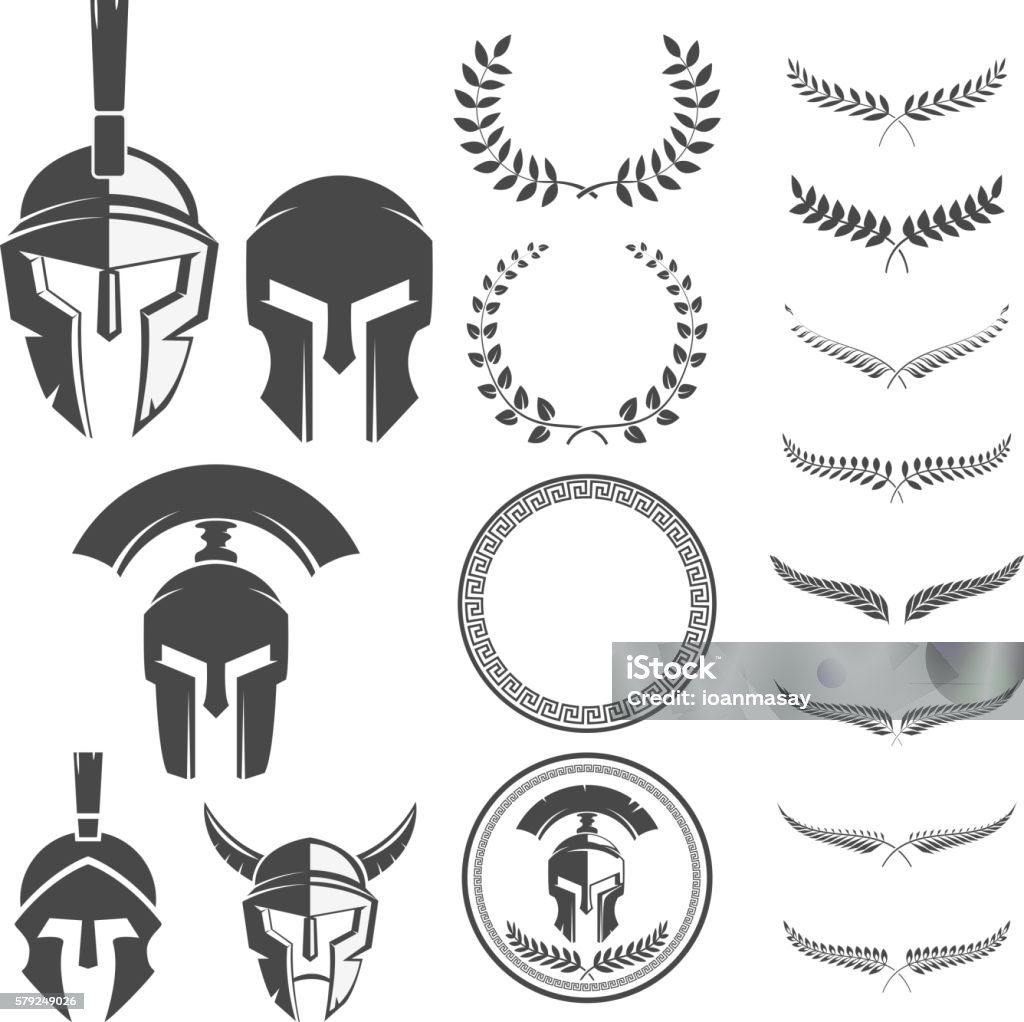 Шлем спартанца эскиз