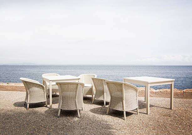 istock White rattan furniture 579253082