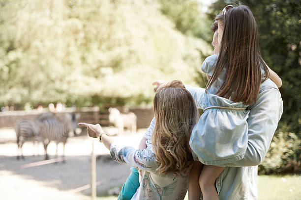 istock Family spending day at the zoo 579254402