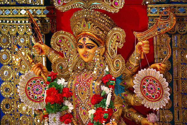 istock Durga Idol as worshiped by Bengali community in India 579264630