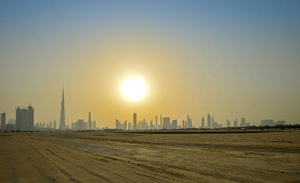 istock Dubai Sunset Skyline Golden Hour 579265618