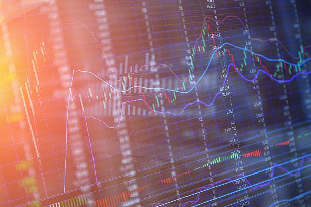 istock Stock market chart, Stock market data 579403996